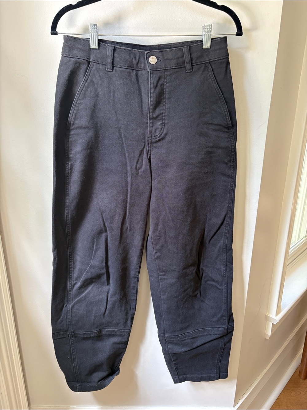 Everlane Utility Barrel Pant - Black Denim - NWOT
